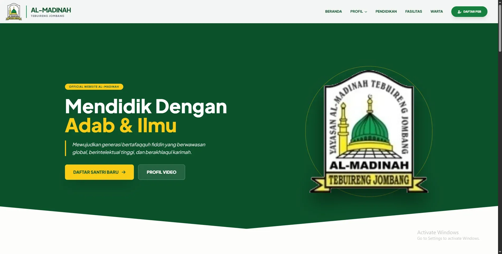 Official School Website